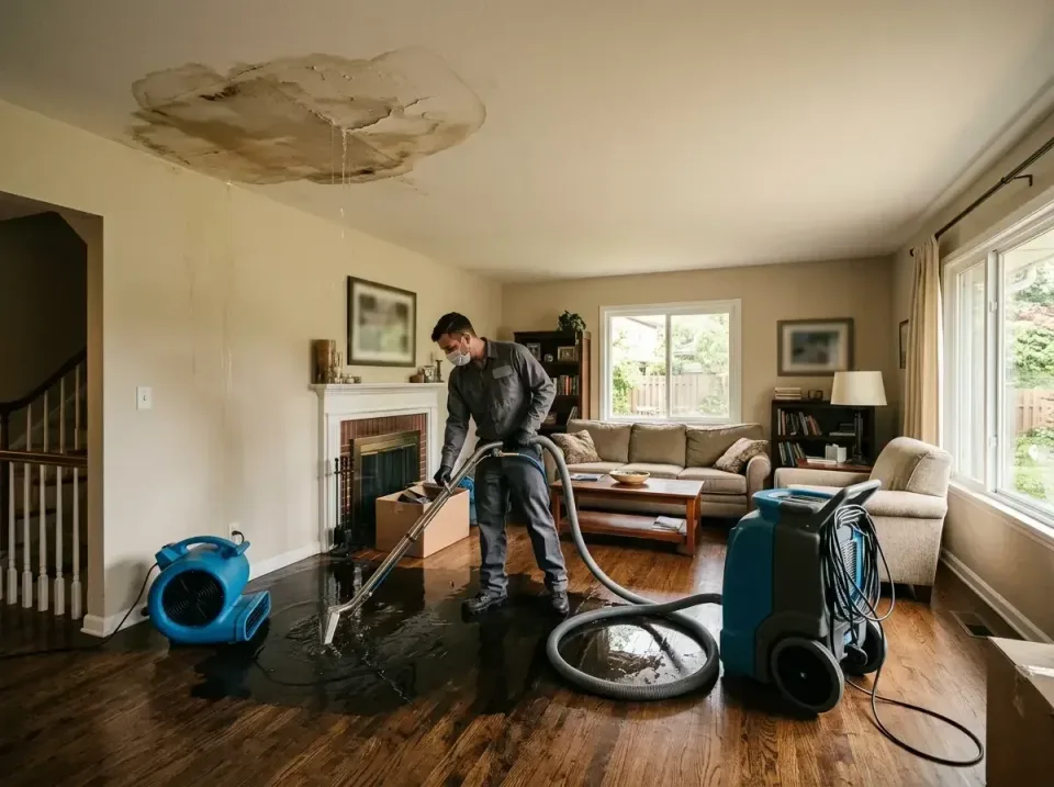 attic-pipe-burst-ceiling-drip-008 — frequently asked questions, Water Damage Restoration & Carpet Care in Glenpool, OK